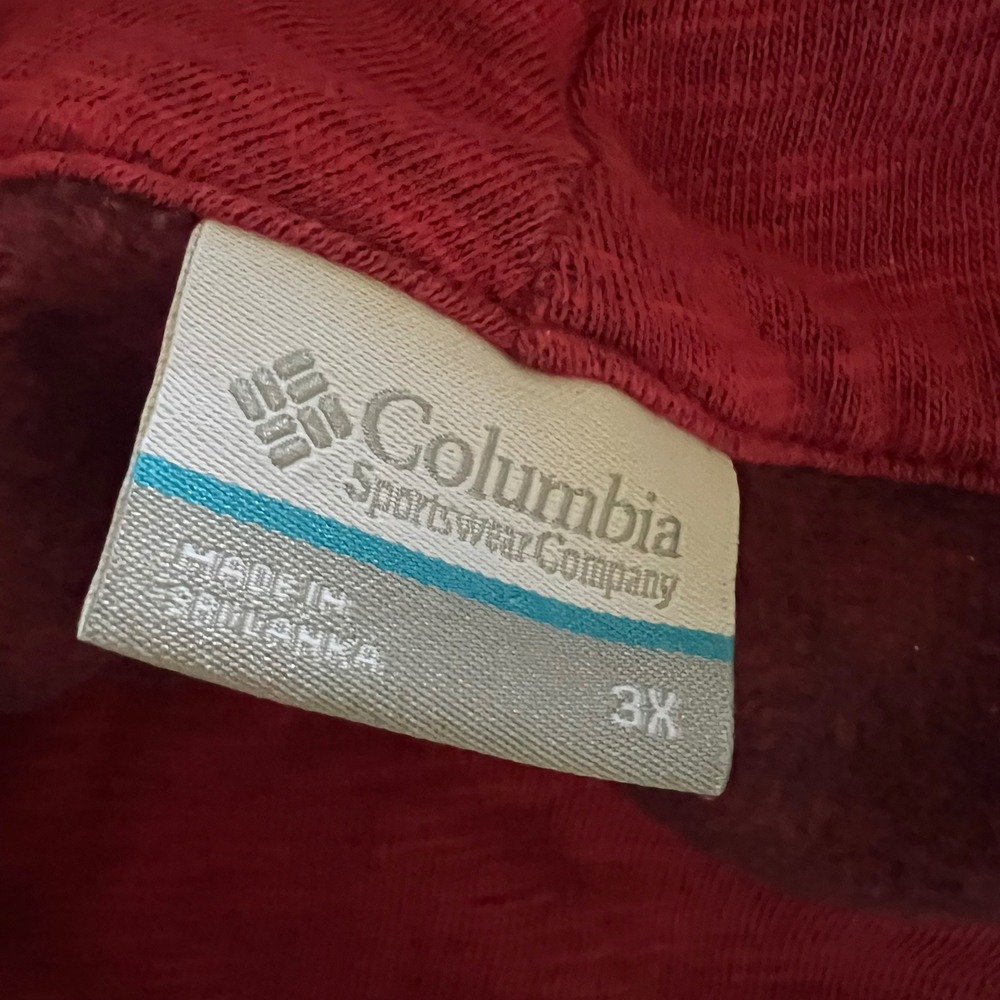 Columbia Women Pink Heathered Cowl Neck Fleece Pullover Sweatshirt 3X Cozy Warm - Picture 2 of 8